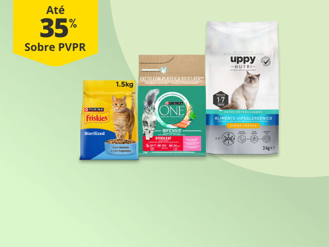 At&eacute; 25% PVPR em packs de comida h&uacute;mida